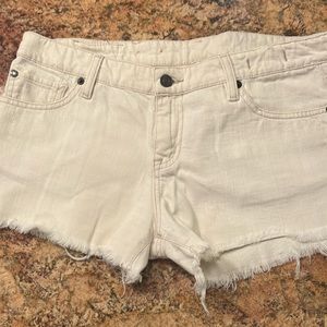 Women’s Denim & Supply Ralph Lauren off white jean shorts - Size 30